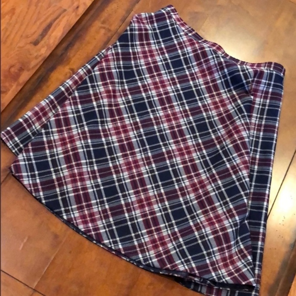 Vintage Sears Roebuck and Co The Color Place Plaid  Skirt